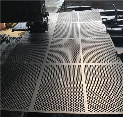 ASTM AISI Stainless Steel Punching Plate 0.3mm SUS304L Cold Rolled Round Hole