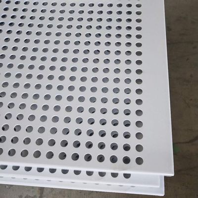 ASTM SS317 Stainless Steel Perforated Plate 5mm Round Hole Punched