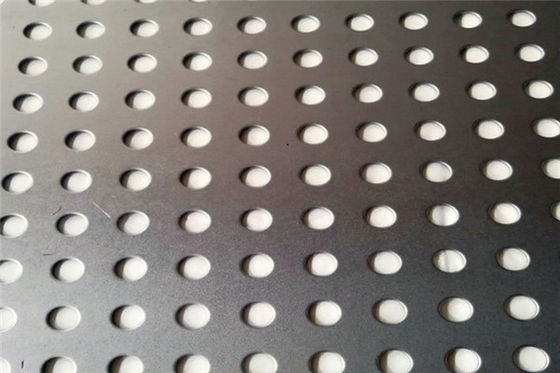 ASTM SS317 Stainless Steel Perforated Plate 5mm Round Hole Punched