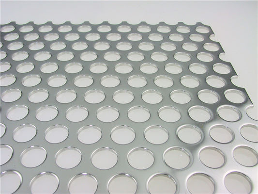 SS309S Perforated SS Steel Plate Round Hole Punched Sheet 10mm