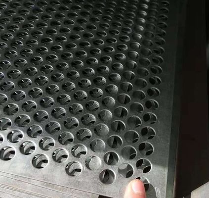 SS309S Perforated SS Steel Plate Round Hole Punched Sheet 10mm