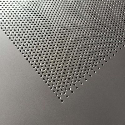 AISI SS321 Stainless Steel Punched Plate Round Hole ASTM Perforated Sheet