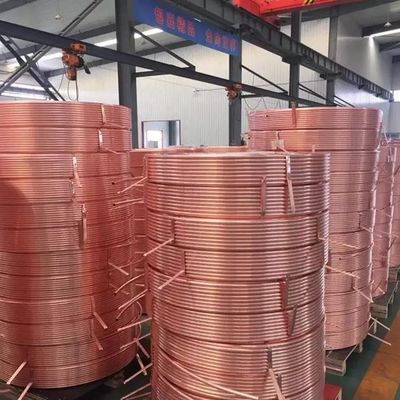 1 Inch Copper Pipe Coil For Air Conditioner Cu 99.99% High Pressure