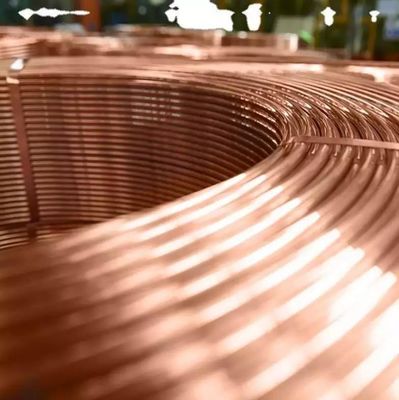 C12200 C2400 Copper Coil Pipe ASTM B280 Pancake Tube AC Strip Air Conditioner