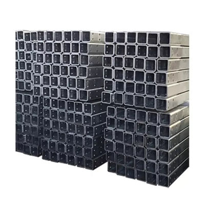 Square Hollow SHS Steel Tube Cross Section Galvanized S195 S235