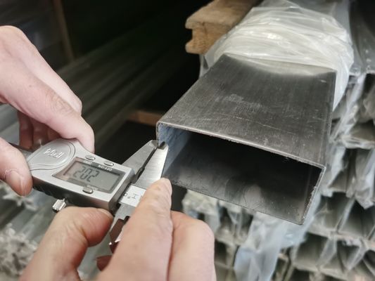 Decorative Stainless Steel Rectangular Tube A312 Polished 150mm