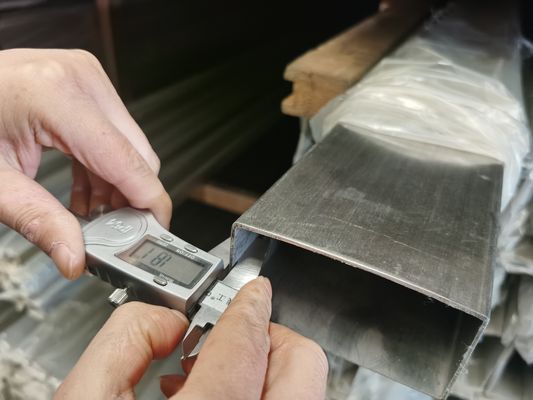 ASTM A479 Brushed Stainless Steel Square Tube Polished Bright 0.6mm