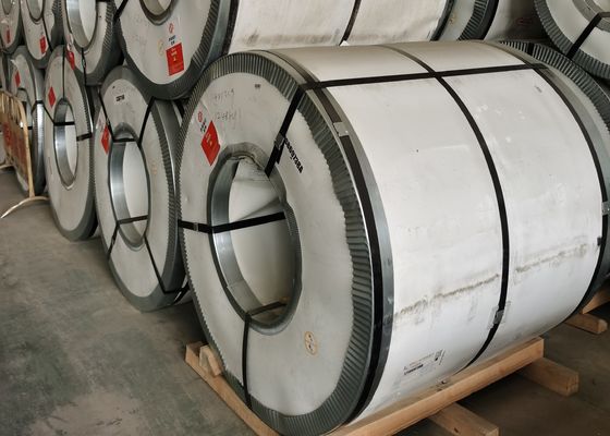 AISI ASTM Cold Rolled Sheet Metal Stainless Steel Coils 500mm Brushed Surface