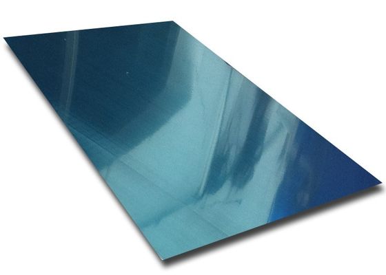 AISI Q345R Q390g Color Coated Steel Plain Sheets 4K 0.2MM For Decoration