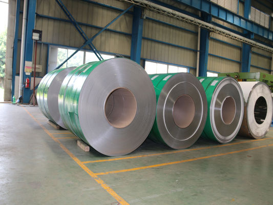 ASTM 317L Bright Surface Stainless Steel Coil Seawater Resistance For Heat Exchanger