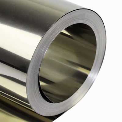 SUS302 8K Bright Surface Stainless Steel Strip Coil Decorative Metal 50.0mm For Elevator