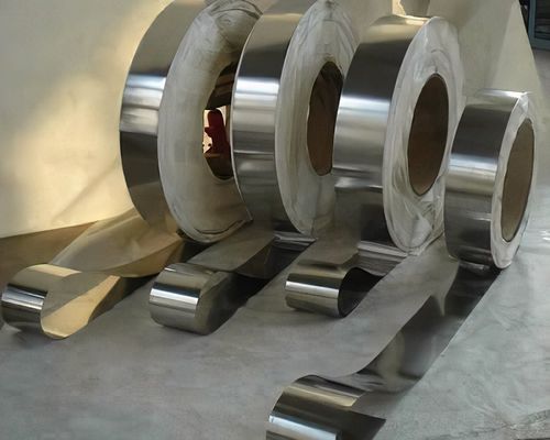 SUS302 8K Bright Surface Stainless Steel Strip Coil Decorative Metal 50.0mm For Elevator